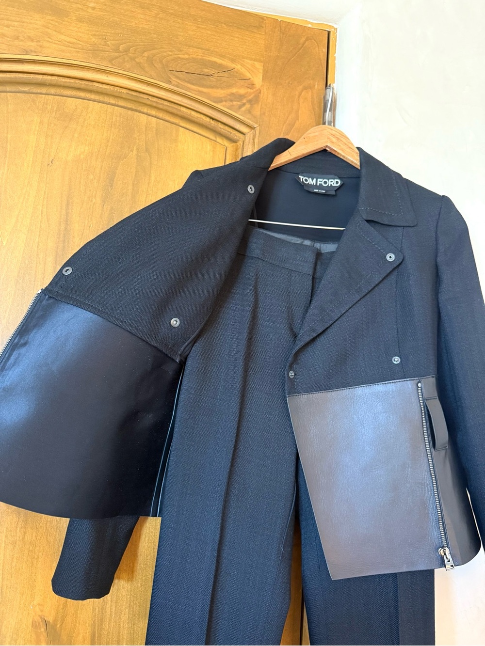 Rare Tom Ford Leather Jacket and Pant Set - Picture 6 of 13